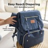 KeaBabies Explorer Diaper Bag Backpack, Large Diaper Bags for Girl, Boy, Baby Diaper Backpack with Changing Pad - 4 of 4