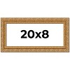 PosterPalooza | Panoramic Contemporary Gold Picture Frame - UV Acrylic, Foam Board Backing, Hanging Hardware - 2 of 4