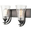 Millennium Lighting Natalie 2 - Light Vanity in  Satin Nickel - 2 of 4