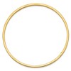 Black Bow Jewelry 3mm 14k Yellow Gold Polished Hollow Square Tube Bangle Bracelet - 2 of 4