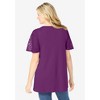 Woman Within Plus Size Lace Sleeve Tunic - 3 of 4
