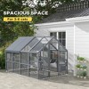 Resenkos Cat Cage, Cat Crate Kennel Enclosure Playpen,Cat Enclosure with Waterproof Cover, 2 Condos, 6 Platforms, Bridge, Doors, Gray - 4 of 4