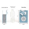 Big Dot of Happiness Winter Wonderland - Snowflake Holiday Party and Winter Wedding Favor Boxes - 12 Count - 2 of 4
