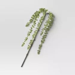 18" Artificial String of Pearl Stem Green - Threshold™