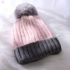 Hadley Wren Sofia Ribbed Beanie - Pink/Gray - 2 of 4