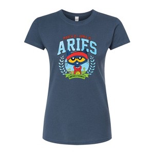 Women's - Pete the Cat - Aries -Kids Juniors Fitted Graphic T-Shirt Fitted Graphic T-Shirt - 1 of 3