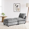 WestinTrends Augusta 68.5" Chenille Upholstered Indoor Chaise Lounge Chair - 2 of 4