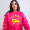 Simply Sage Market Women's Graphic Sweatshirt Palm Beach Truck - 2 of 3