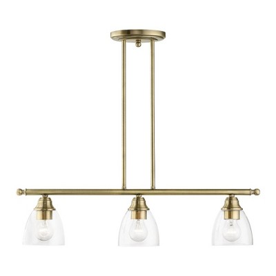 Livex Lighting Montgomery 3 - Light Chandelier in  Antique Brass