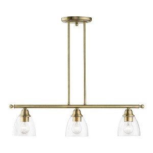 Livex Lighting Montgomery 3 - Light Chandelier in  Antique Brass - 1 of 3