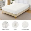 Kumasinova Waterproof Mattress Pad,Diamond Grid Ultrasonic Mattress Protector with Brushed Fabric and Cotton Filling,Machine Washable - 3 of 4