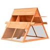 vidaXL Rabbit Hutch Solid Pine & Fir Wood 59.8"x50.4"x42.5" - 2 of 4