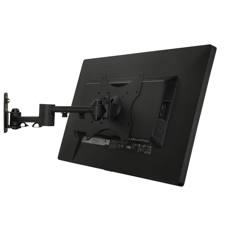 Mount-It! TV Wall Mount Bracket, Quick Release, Full Motion Swing Out Tilt Swivel, Articulating Arm Fits 13" to 42" Flat Screens and Monitors, Black, 4 of 9