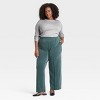 Women's Slim Fit Long Sleeve Ribbed T-Shirt - A New Day™ - 3 of 3