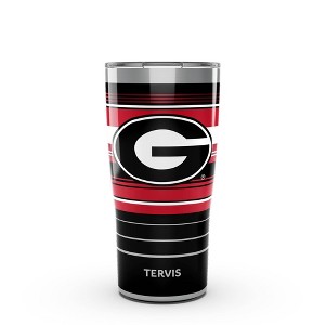 NCAA Georgia Bulldogs 20oz Hype Stripes Stainless Steel Tumbler - 1 of 4