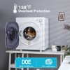 Costway 1500W Electric Tumble Compact Laundry Dryer Stainless Steel Tub 13.2 lbs - 3 of 4