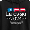 Women's - The Big Lebowski - Lebowski 2024 Presidential Candidate Cropped Graphic Hoodie - 2 of 3