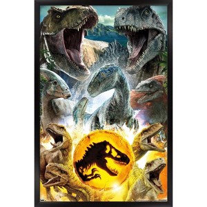 Trends International Jurassic World: Dominion - Group Framed Wall Poster Prints - 1 of 4