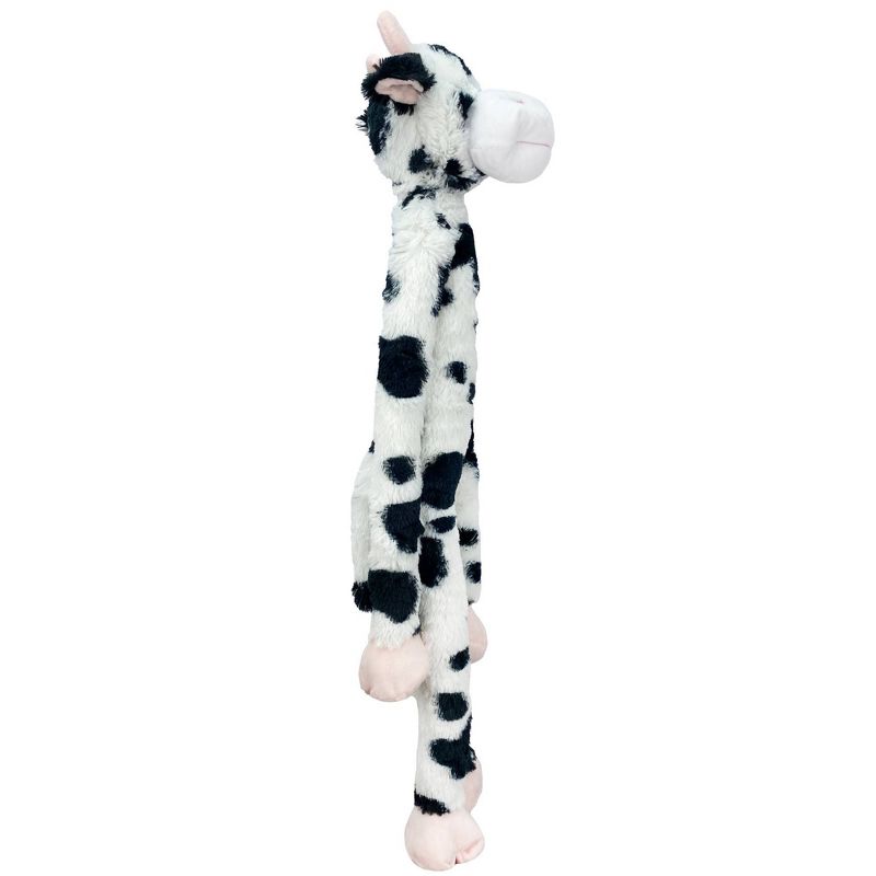 Multipet Swingin&#39; Slevin Cow Dog Toy - White/Black, 3 of 11