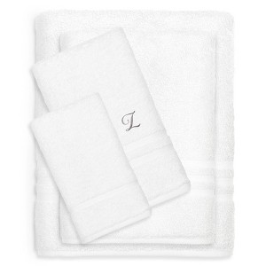 Linum Home Textiles 100% Turkish Cotton 4PC Denzi Towel Set - 1 of 1