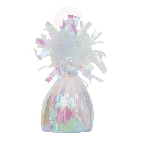 Balloon Weight And Accessory White/iridescent : Target