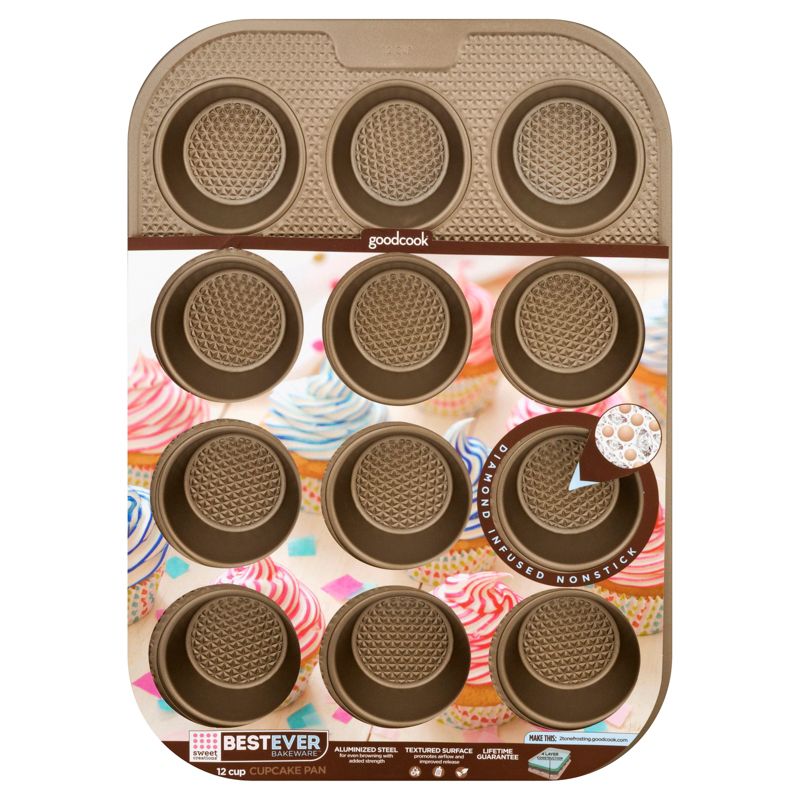 Goodcook Cupcake Pan 12 Cup - Case of 6/1 ct, 2 of 4