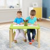 Costway 3 Piece Kids Wooden Table and 2 Chairs Set Children Activity Art Desk Furniture/Activity Art Desk Furniture - 4 of 4