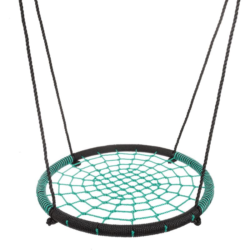 Toy Time Kids' Large Spider Web Saucer Hanging Tree Swing, 1 of 6