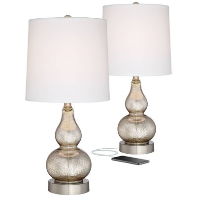 Mercury Glass Buffet Lamps Target, Landro Mercury Glass Table Lamp Set Of 2