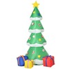 HOMCOM 6ft Christmas Inflatable Christmas Tree with Presents, Outdoor Blow-Up Yard Decoration with LED Lights Display - 4 of 4