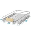 LOVMOR Pull Out Cabinet Organizer with Wooden Handle, 13?" W x 21?"Heavy Duty Cabinet Drawers Shelves Slide Out Organizer - 3 of 4