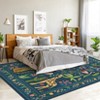 Coolmee  Machine Washable Modern Area Rug, Stain Resistant, Non Slip Rugs for Living Room, Bedroom, Hallway, Entryway & OfficeKhaki - 3 of 4
