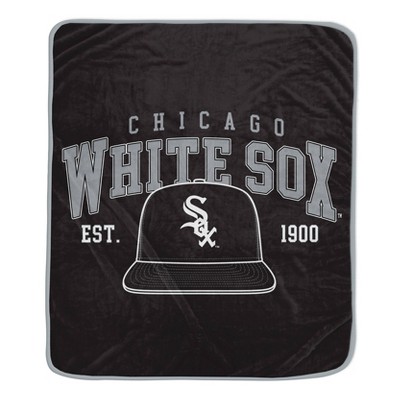 MLB Chicago White Sox Vintage Arch Block Ultra Soft Blanket
