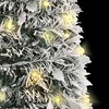 vidaXL Artificial Christmas Tree Green and white PVC, metal 82.7 in - 4 of 4