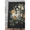 Iveta Abolina Paloma Night Shower Curtain Black - Deny Designs: Microfiber, Botanical Pattern, Machine Washable - 2 of 4