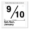 Today Is Daily Wall Calendar Refill, 6 x 6, White Sheets, 12-Month (Jan to Dec): 2026 - 2 of 4