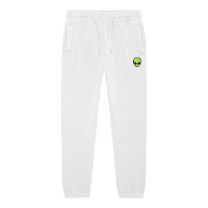 Dalix Alien Embroidered Sweat Pant Soft Heavy Weight Fleece Relaxed Fit Lounge Mens - 1 of 4