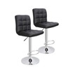 COMHOMA Bar Stools Set of 2/4,  Modern PU Leather Swivel Adjustable Counter Bar Stool - 2 of 4