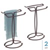 T-Shape Countertop Hand Towel Holder - Set of 2 - Bronze - 2 of 4