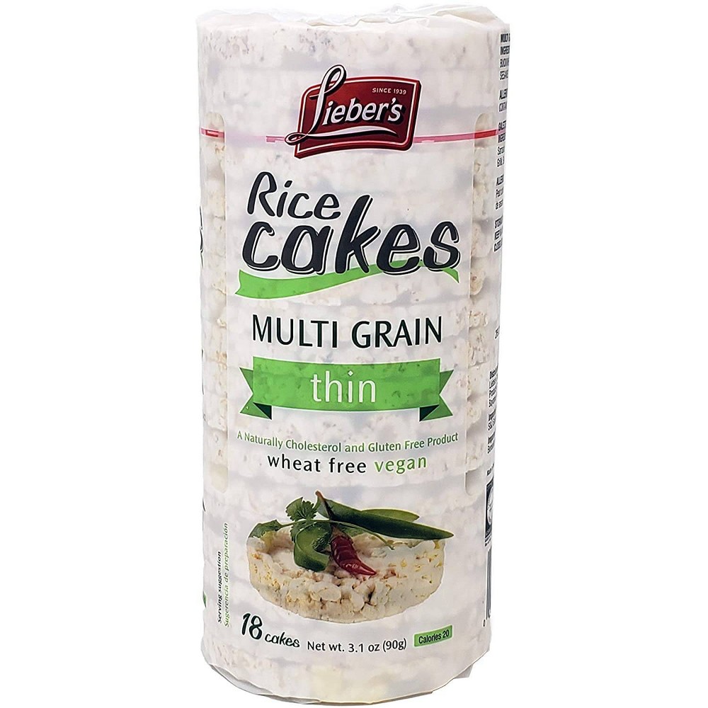 Lieber's Multi Grain Rice Cakes - 3.1oz