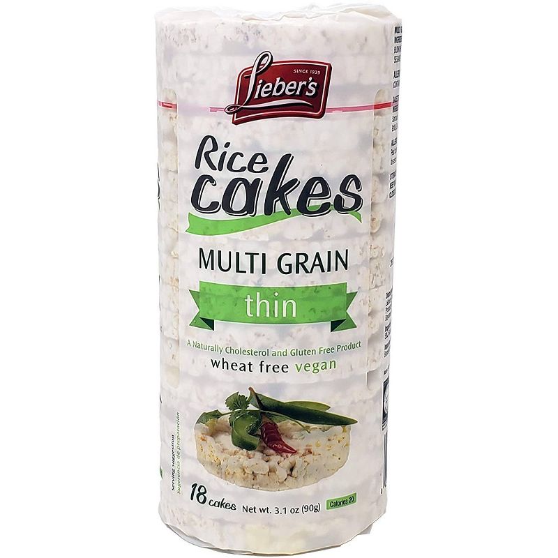 Lieber's Multi Grain Rice Cakes - 3.1oz, 1 of 4