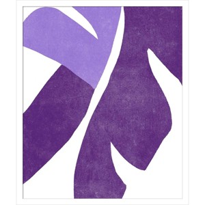 21" x 25" Color Cuts VIII by June Erica Vess - Amanti Art: Abstract Botanical Giclee, Hardwood Frame - 1 of 4