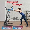 SereneLife Smart Digital Manual Incline Treadmill - Black & Blue - 3 of 4