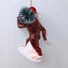 Holiday Forest Dweller Bigfoot Glass Christmas Ornament, Yeti and Sasquatch Themes | OrnamentallyYou - 4 of 4