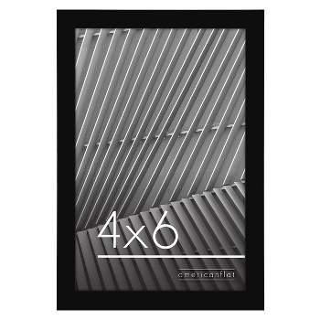Americanflat Thin Picture Frame with tempered shatter-resistant glass - Horizontal and Vertical Formats for Wall and Tabletop