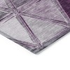 Merlot Purple And Lavender Geometric Washable Indoor Outdoor Area Rug - 4 of 4