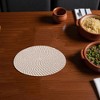 Unique Bargains Trivet Round Rope Woven Mat Cotton Non-woven Fabric 8.66"x8.66"x0.31" - 2 of 3