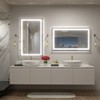 Apmir Super Bright Front & Back LED Lighted Anti-Fog Tempered Glass Bathroom/Vanity Mirror with ETL & 3-Year Warranty - 4 of 4