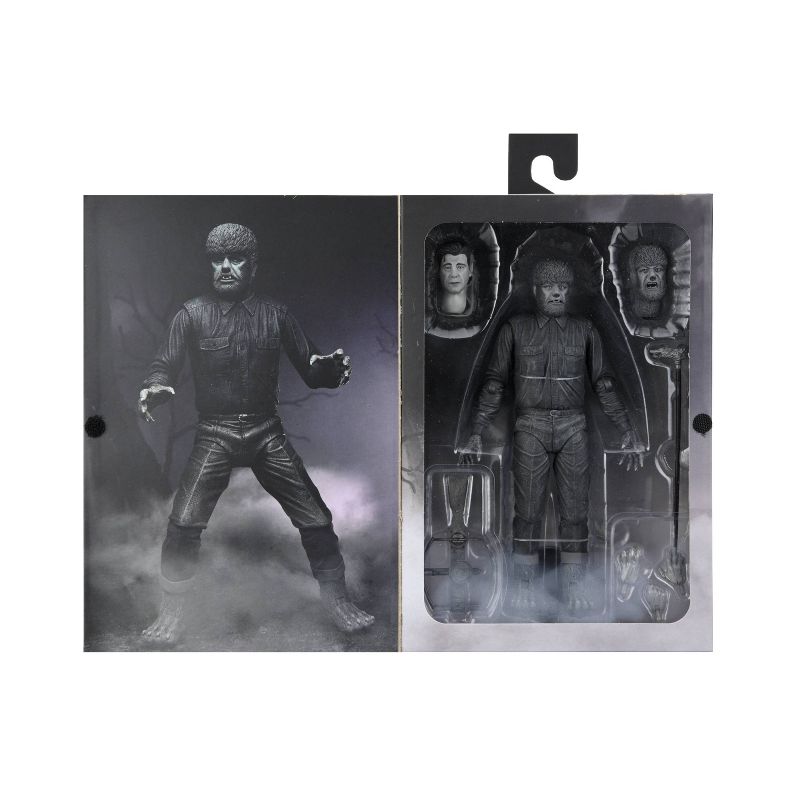 Universal Monsters - 7&#34; Scale Action Figure - Ultimate Wolf Man (B&#38;W) (Target Exclusive), 3 of 7