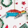 Sea Turtle Glass Christmas Ornament| OrnamentallyYou - 2 of 4